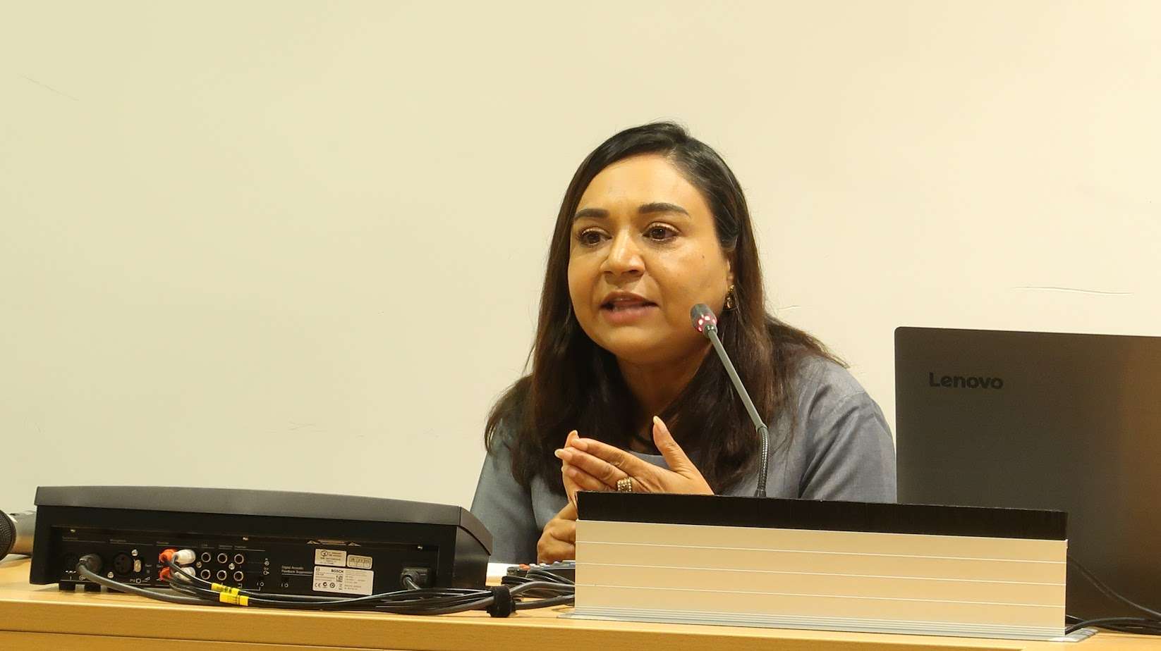 The President of United Board Giving Speech